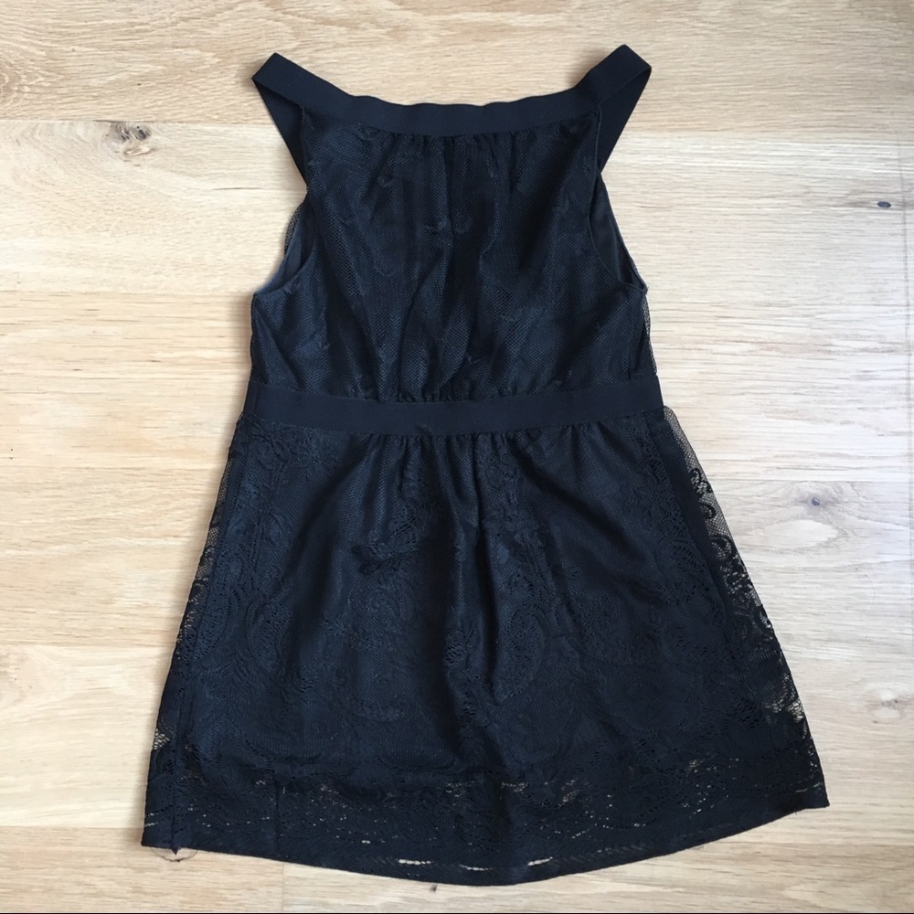 Max Studio Black‎ Lace Tank - Picture 2 of 3